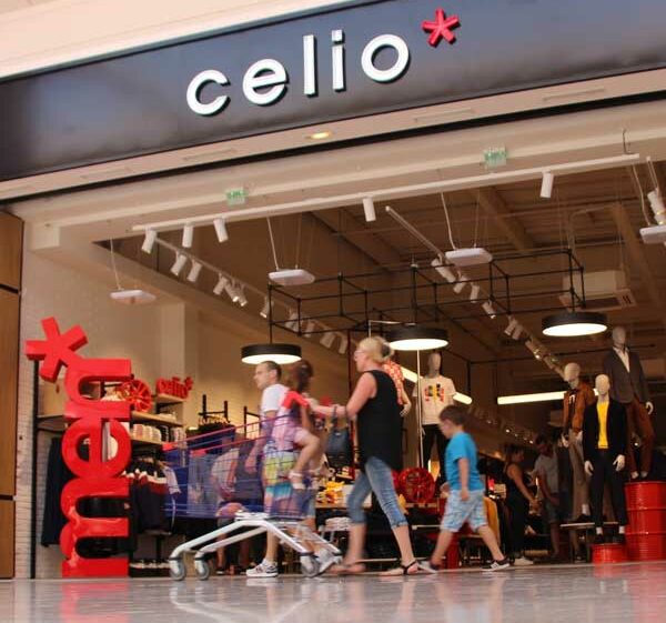 Photo de l'enseigne Celio, illustrant la digitalisation dans le secteur du Retail.